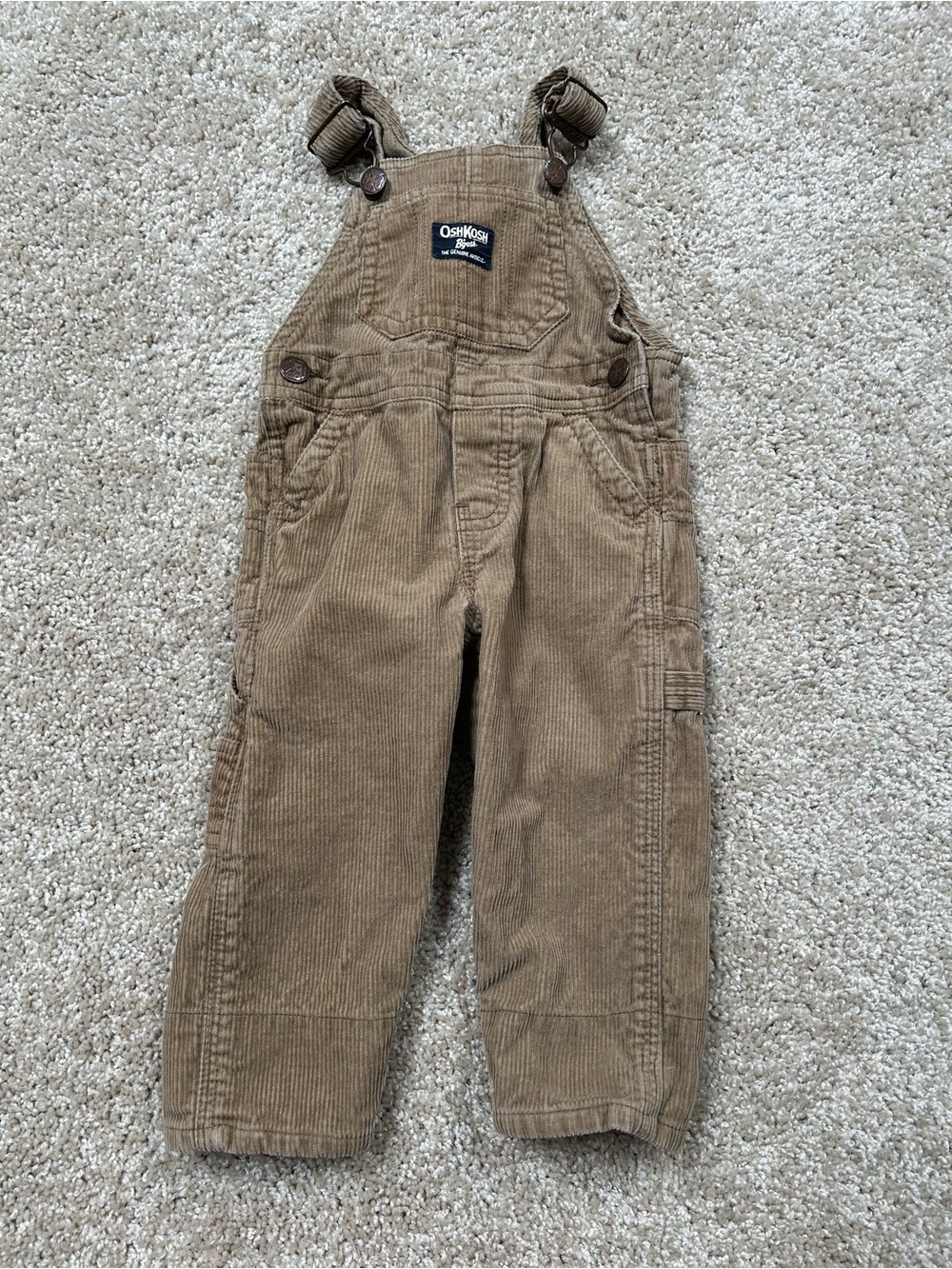 OshKosh B'Gosh Corduroy Overalls (Size 9mo)